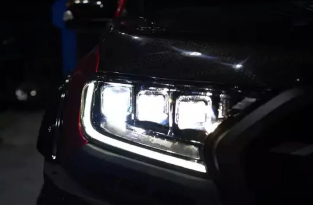 Ford Ranger Headlights Tri-Projector 2016+