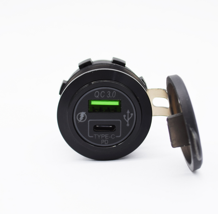 QC3 With C-Type Charging Socket