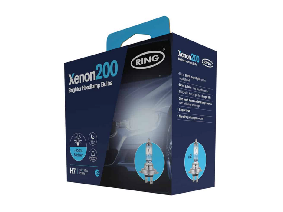 H7 Xenon200 Ring Globes