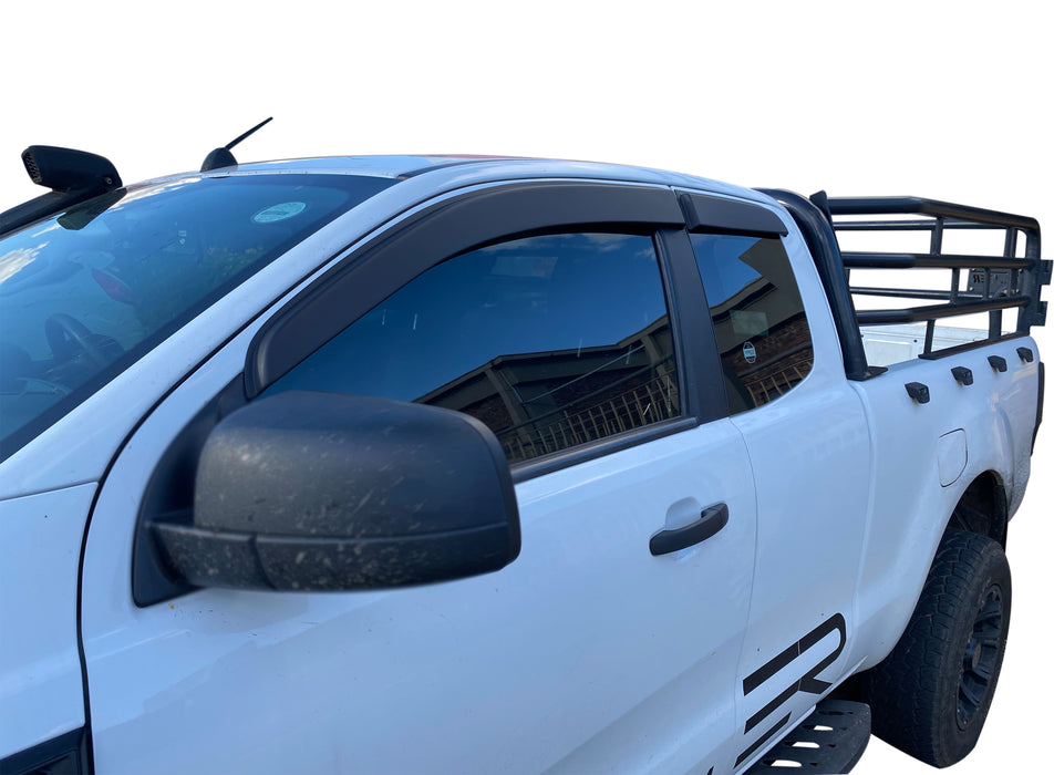 Ford-Ranger-Wind-Shields-Rain-Deflectors-Window-Shield-Black-Supercab