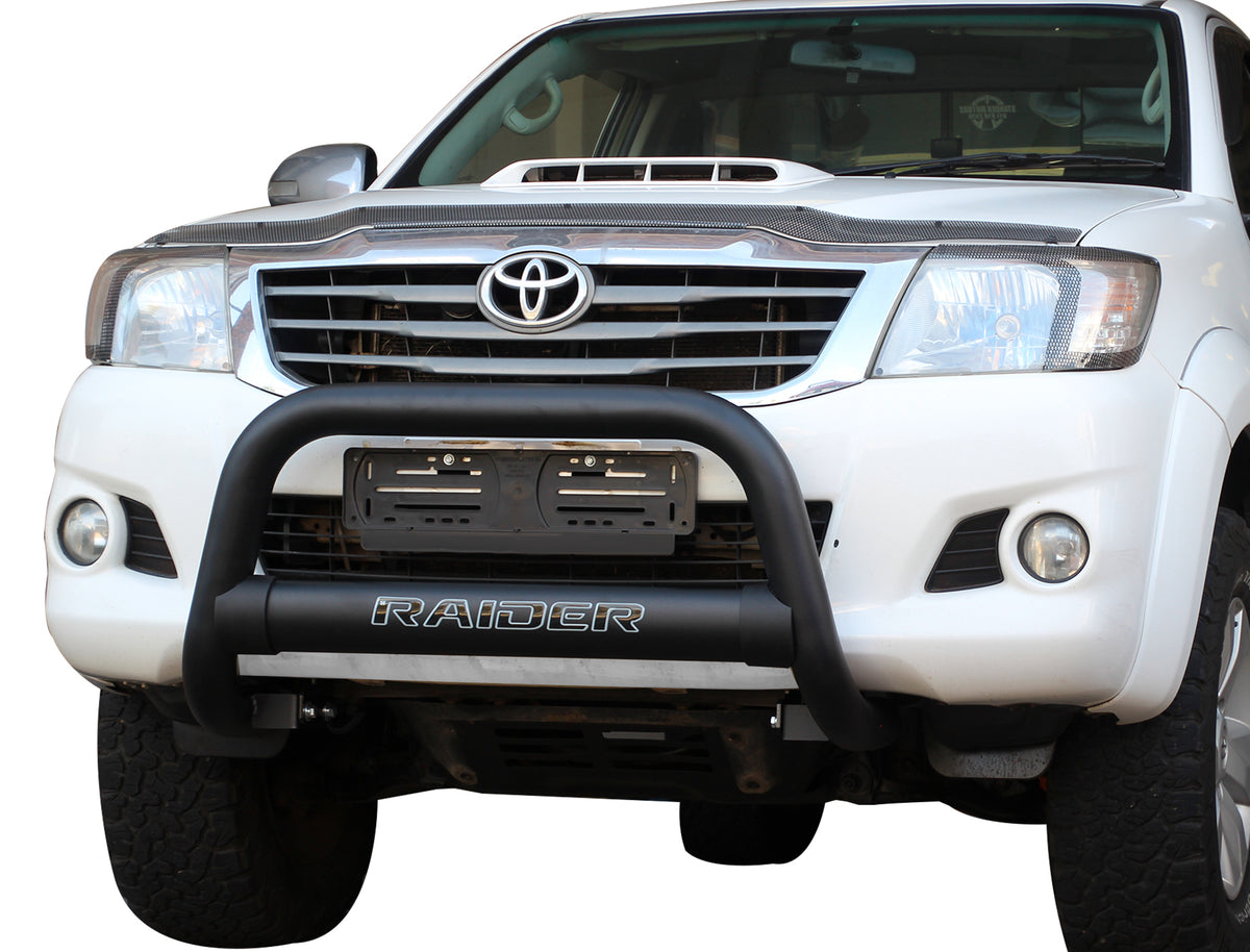 Toyota Hilux Nudgebar Black Premium Stainless 2011 - 2015 — Evorevo4x4